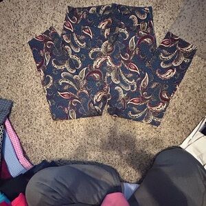 Chico's Multicolor Paisley Pants